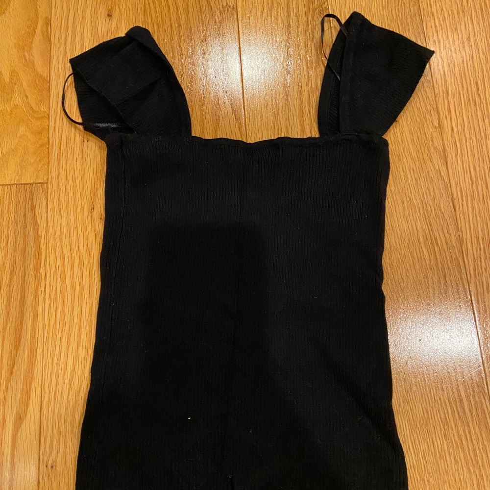 Garage Slim Fit Black Tee